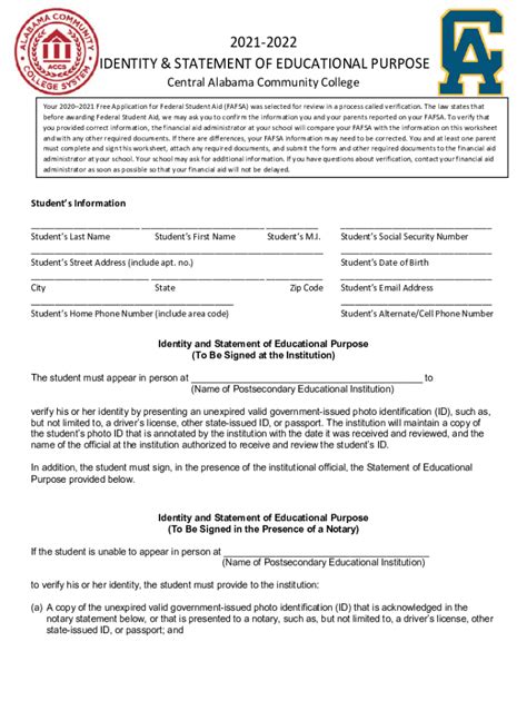 Fillable Online Fill Free Fillable Identity Statement State Of Edu Purpose Fax Email Print