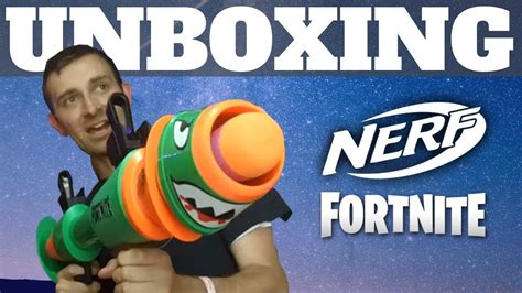 New Fortnite Rocket Launcher Nerf Blaster Unboxing Double Barrel