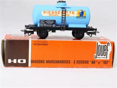 JOUEF HO N 638 Wagon citerne engrais PIEREFITTE SNCF neuf en boîte EUR