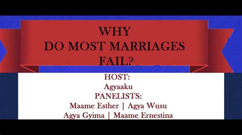 Why Do Most Marriages Fail Youtube