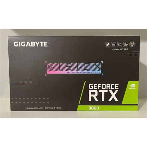 Gigabyte Geforce Rtx 3060 Vision Oc 12gb Gddr6 Placa Gráfica