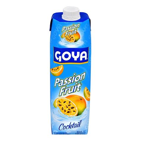 Goya Passion Fruit Nectar Prisma 338 Fl Oz Bottle Passion Fruit