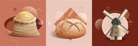 Bread Realistic Design Concept 4155896 Vector Art at Vecteezy