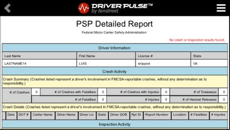 Get Free Copies Of Background Reports In Driver Pulse Tenstreet