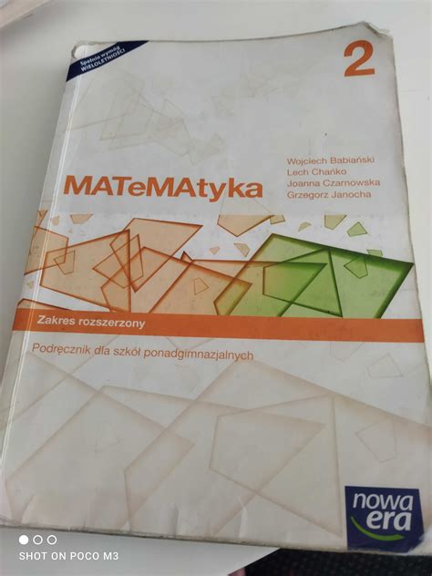 Matematyka Nowa Era Czna Olx Pl