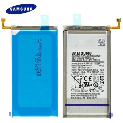 Zmc Original Samsung Galaxy S10 Plus G975f Handy Akku Akku Batterie Battery Eb Bg975abu Gh82