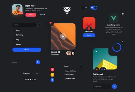 A Beautiful Ui Library Of Reusable Components For Vue Js