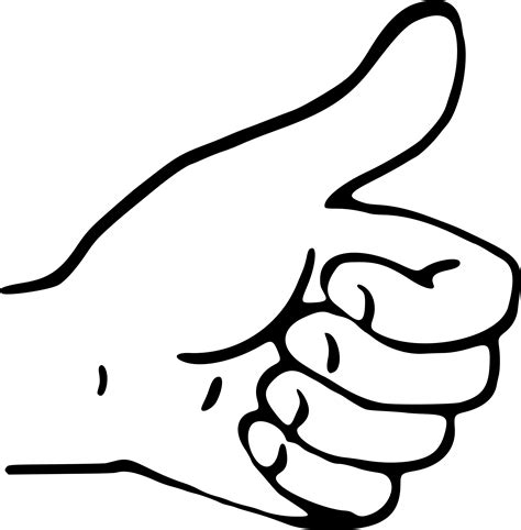 Thumb Signal Gesture Clip Art Wooden Thumbs Up Sign Png Download 23522395 Free