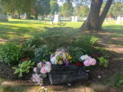 Hope Cemetery memorial garden dedicated to Jack Carter — Waterbury