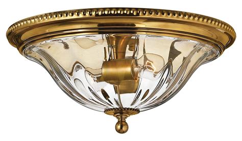 Hinkley Lighting 3616bb Burnished Brass 2 Light Indoor Flush Mount Ceiling Fixture From The