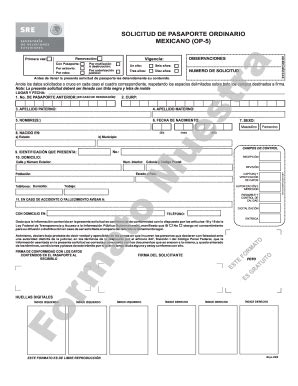 Mexican Passport Application Online - Fill Online, Printable, Fillable ...