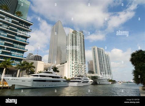 Luxury Condos Downtown Miami Florida Usa Stock Photo Alamy