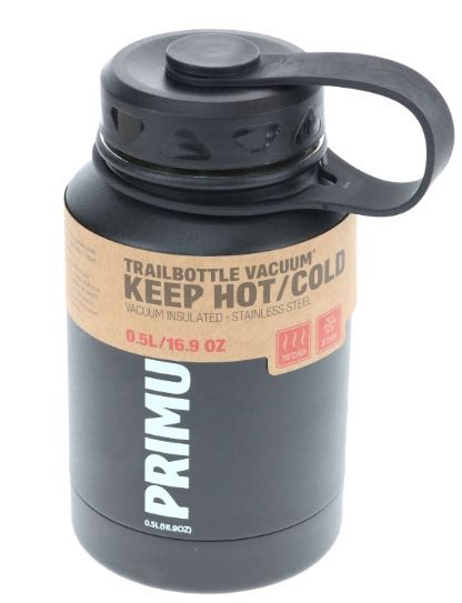 Primus TERMOS stal TrailBottle 0 5 L Vacuum BLACK próżniowy żywność