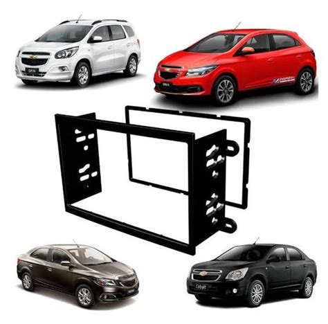 Moldura Painel DVD 2 Din MP5 Central Multimidia GM Chevrolet Onix