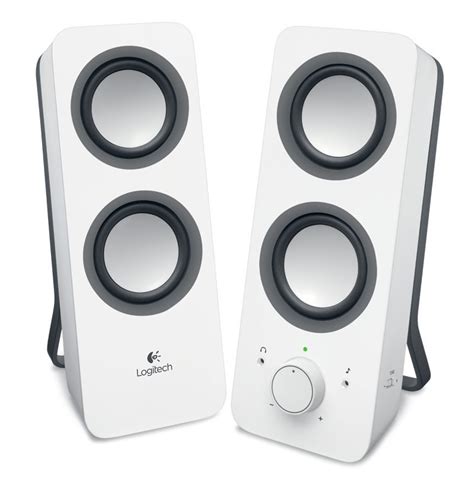 Amazon.com: Logitech Multimedia Speakers Z200 with Stereo Sound for Multiple Devices, White ...