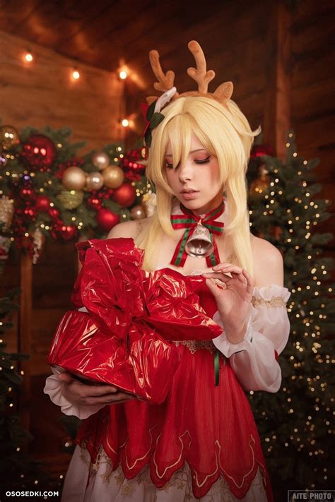 Yuna Lex Lumine Genshin Impact Happy New Year Horns Naked Cosplay