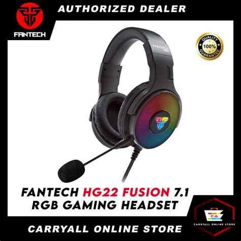 FANTECH HG22 Fusion Virtual 7 1 Surround Sound RGB Gaming Headset