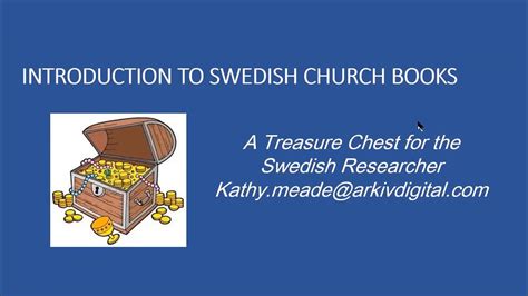 Introduction To Swedish Church Books Youtube