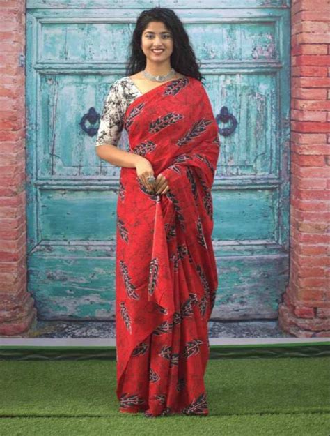 Printed Jaipur Block Print Pure Cotton Saree 6 3 M At Rs 499 In Surat