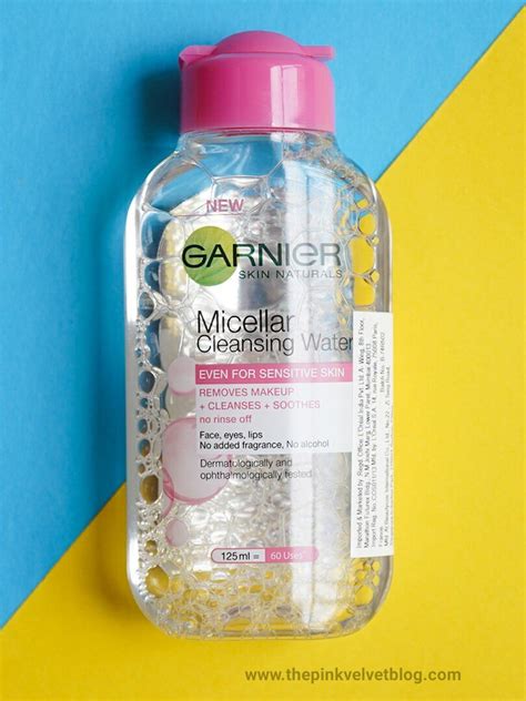 Garnier Micellar Water Pink Review The Pink Velvet Blog