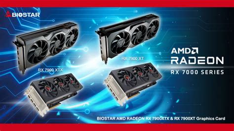 Biostar Unveils Amd Radeon Rx Xt And Radeon Rx Xtx Graphics