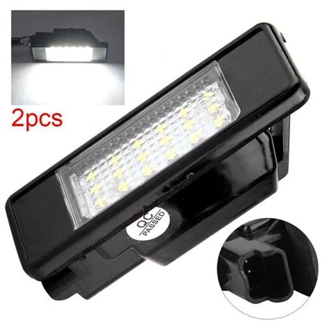 2Pcs LED License Number Plate Light Lamp For C2 C3 C4 C5 C6 DS3 EBay