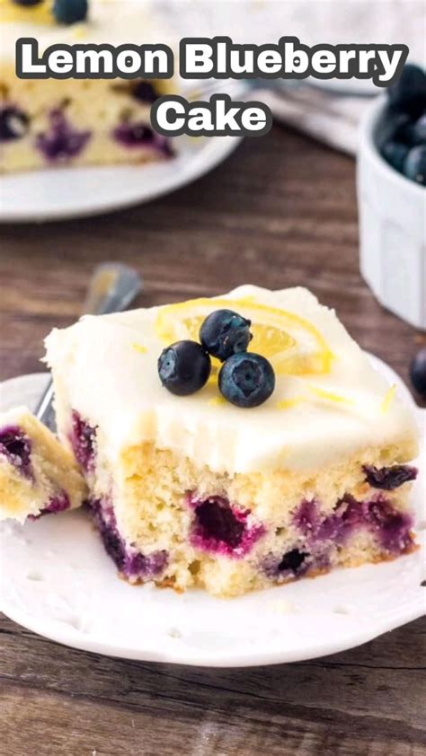 Lemon Blueberry Cake Artofit