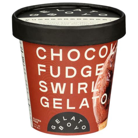 Sprouts Farmers Market Gelato Boy Chocolate Fudge Swirl Gelato Same Day