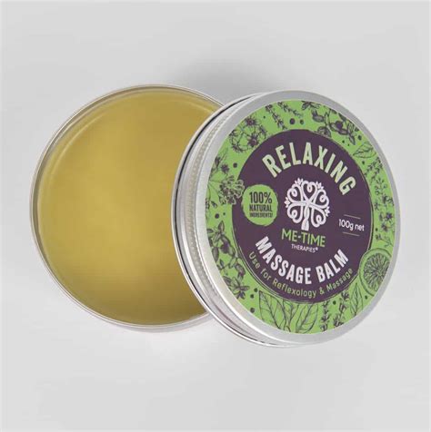 Relaxing Massage Balm Reflexology Balm Me Time Therapies