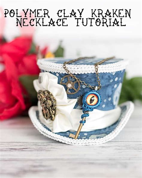 Diy Kraken Necklace For Halloween Polymer Clay Octopus Necklace
