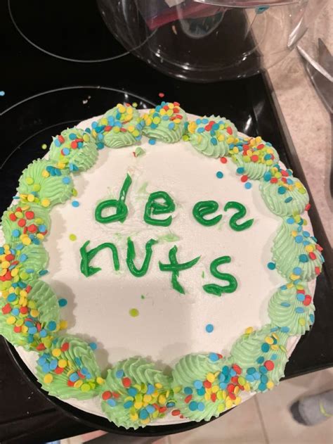 Deez Nuts Ugly Cakes Funny Birthday Cakes Just Cakes