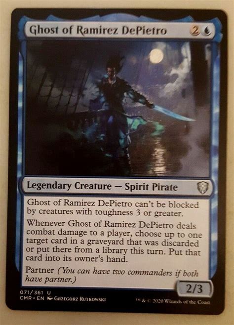 1x Ghost Of Ramirez Depietro Commander Legends Magic The Gathering Mtg