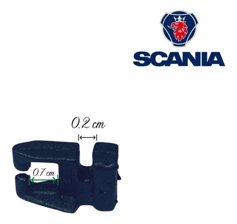 Grampos Presilha Rod Zio Desliz Trilho Cortina Scania S