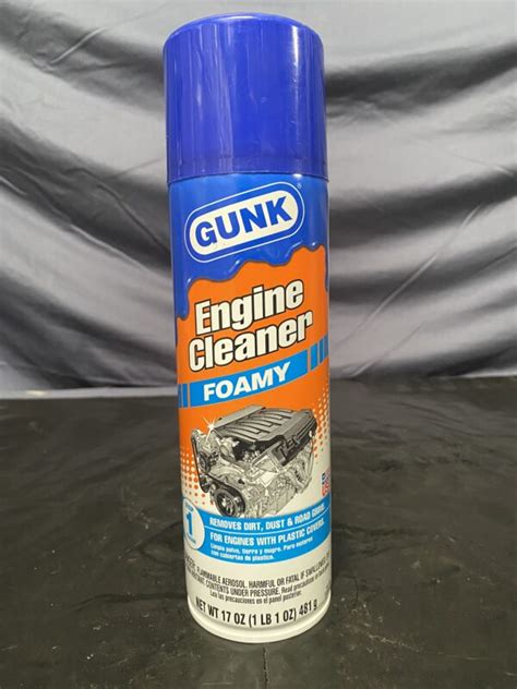 Gunk Foamy Engine Cleaner Ready To Use Solvent 17 Oz