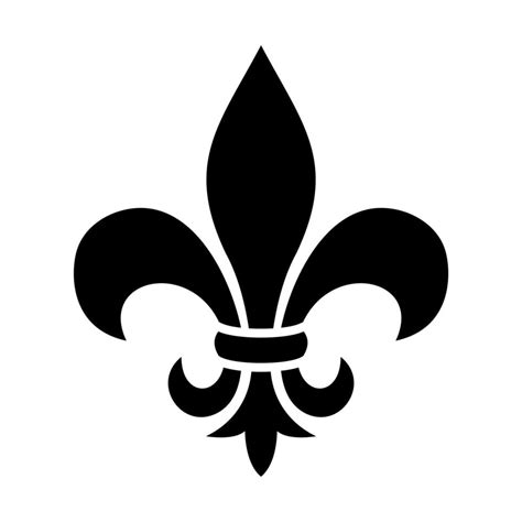 Fleur De Lis Heraldic Symbol 13091196 Vector Art At Vecteezy