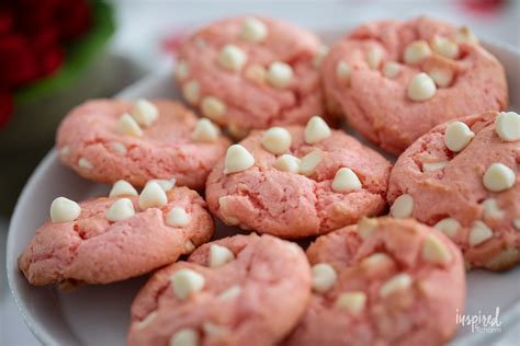 Easy Strawberry Cake Mix Cookies