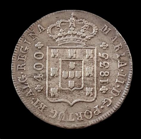 Portugal D Maria II 1834 1853 Cruzado Novo 480 Reis Catawiki