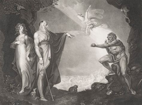 Prospero Miranda Caliban And Ariel 1797 By Jean Pierre Simon After