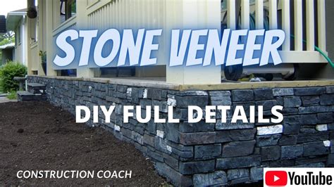 Stone Veneer Install Diy Youtube