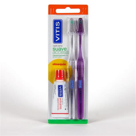 Vitis Cepillo Dental Suave Access Pack Duplo Farmacia Jim Nez