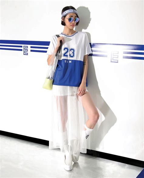 DIM E CRES HOT SUMMER COLLECTION PLAY TIME 패션 옷 티셔츠
