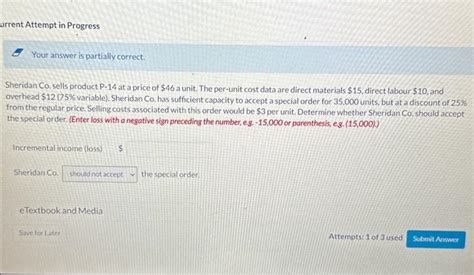 Solved Sheridan Co Sells Product P 14 At A Price Of 46 A