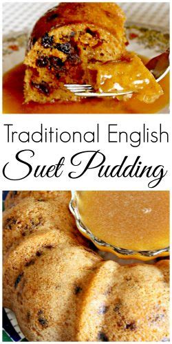 Traditional Christmas Dessert Suet Pudding