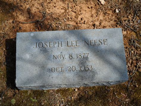 Joseph Lee Neese 1877 1953 Find A Grave Memorial