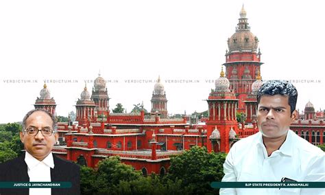 Madras High Court Stays Defamation Proceedings Against Bjp State