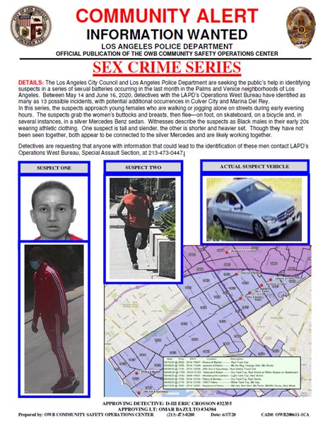 Sex Crime Alert Neighborhood Council Of Westchester Playa