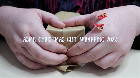 ASMR Christmas Gift Wrapping 2022 No Talking YouTube