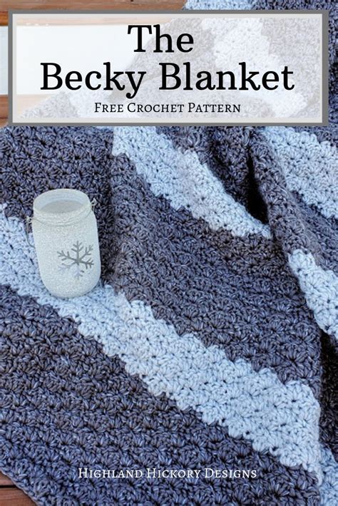 Becky Blanket Highland Hickory Designs Free Crochet Pattern