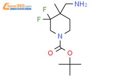 2 Methyl 2 Propanyl 4 Aminomethyl 3 3 Difluoro 4 Methyl 1 Piper