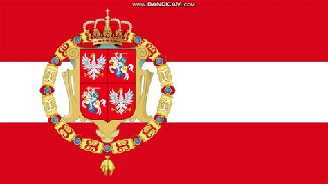 Royal Anthem Flag And Coat Of The Polish Lithuanian Commonwealth Gaude Mater Polonia Youtube